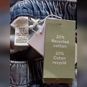 NWT h&m cargo jean